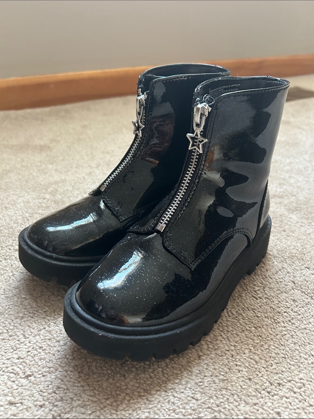 Girls Sparkle Art Class Zip up Boots